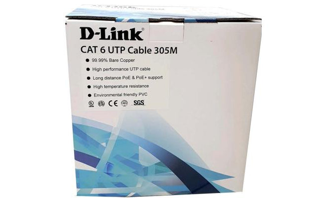 D-Link NCB-C6UGRYR-305-24 Cat6 UTP 24AWG Cable-30