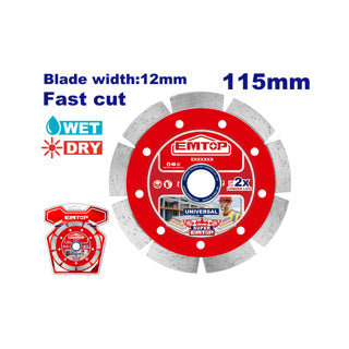 EMTOP Turbo Diamond Cutting Disc