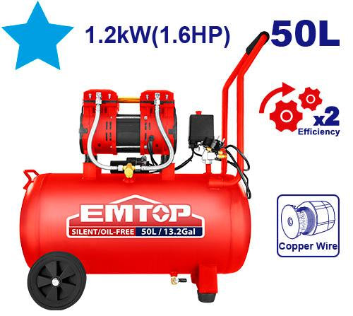 كومبريسور هواء سايلنت خالي من الزيت من EMTOP