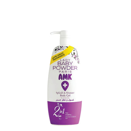 Lady Baby Powder Splash Shower Gel 800ml