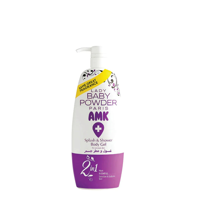 Lady Baby Powder Splash Shower Gel 800ml