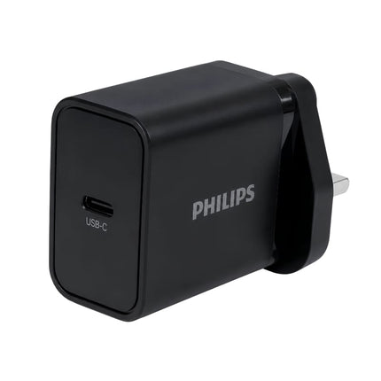 شاحن جداري فيليبس DLP5314CB/12 منفذ USB-C قدرة 60 واط مع قابس أوروبي