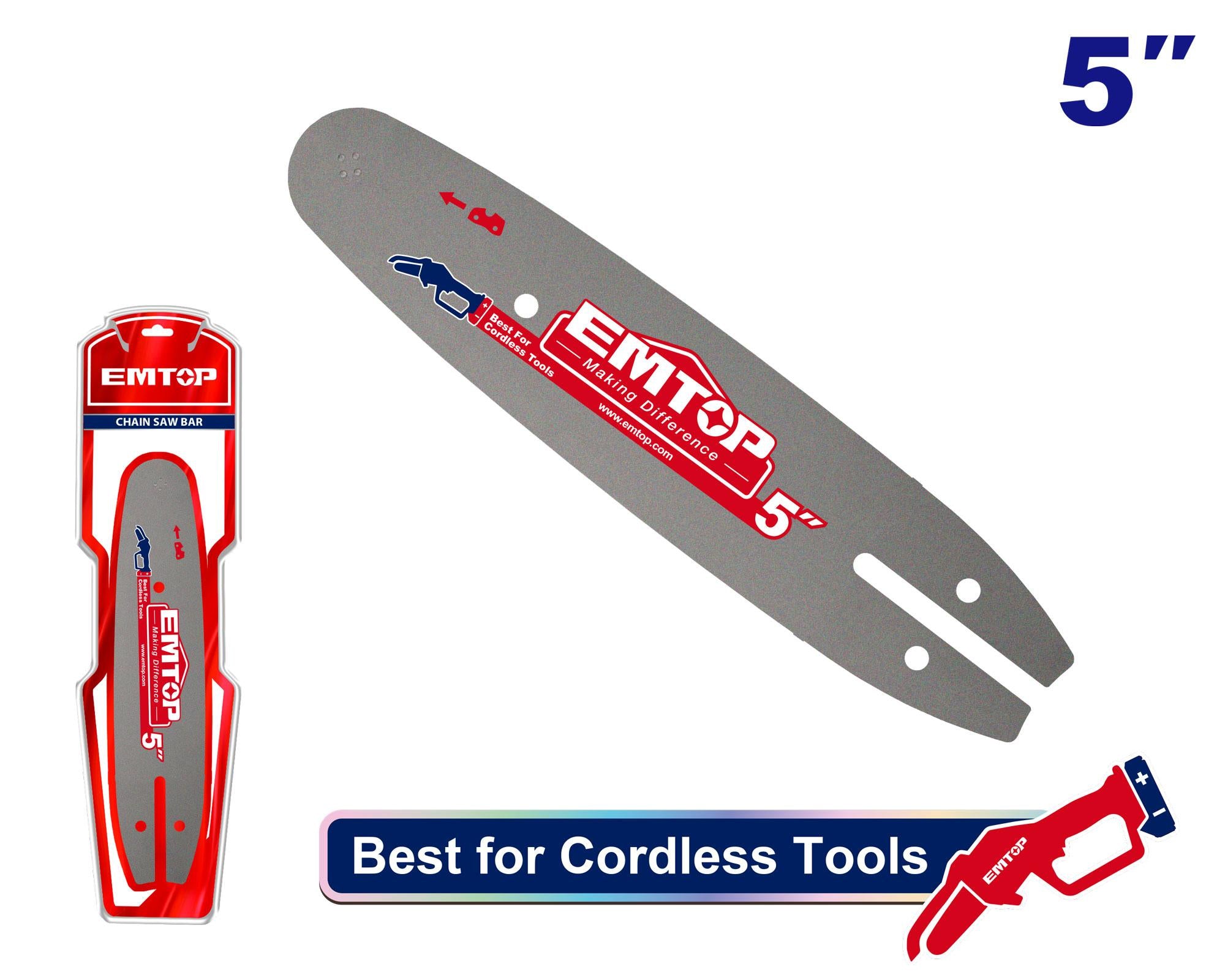 شريط توجيه منشار 5 إنش EMTOP ECSB6051 شريط توجيه منشار 5 إنش EMTOP ECSB6051