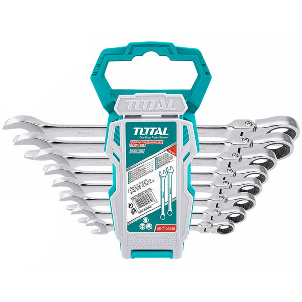 Total  THT102RK586 - 8-Piece Flexible Ratchet Spanner Set