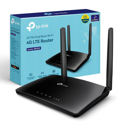 راوتر TP-LINK AC750 ثنائي النطاق واي فاي 4G LTE ARCHER MR202