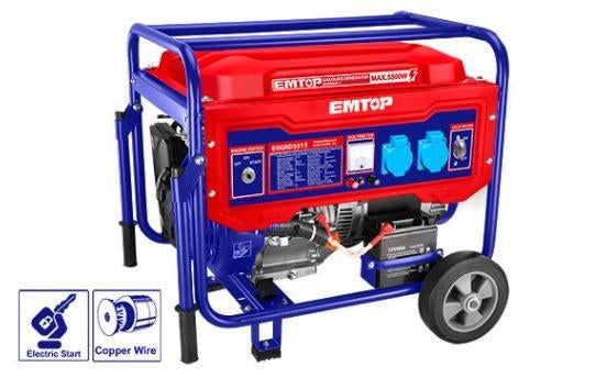 مولد بنزين EMTOP 5.5Kw مولد بنزين EMTOP 5.5Kw