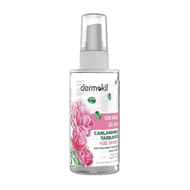 DERMOKIL Rose Water Face Spray 50ml - Hydrating Mist