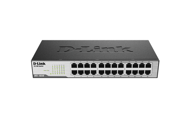D-Link DES-1024D 24-Port Fast Ethernet Unmanaged Swit