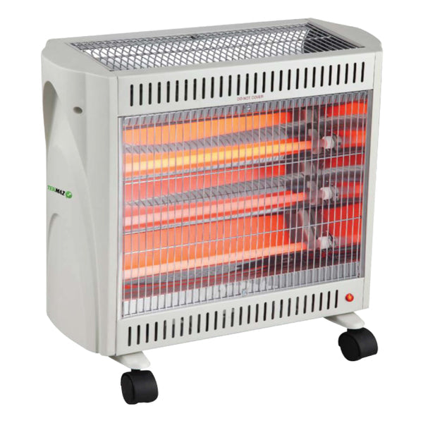 مدفأة كهربائية بقوة 2400W - فضي مدفأة كهربائية بقوة 2400W - فضي