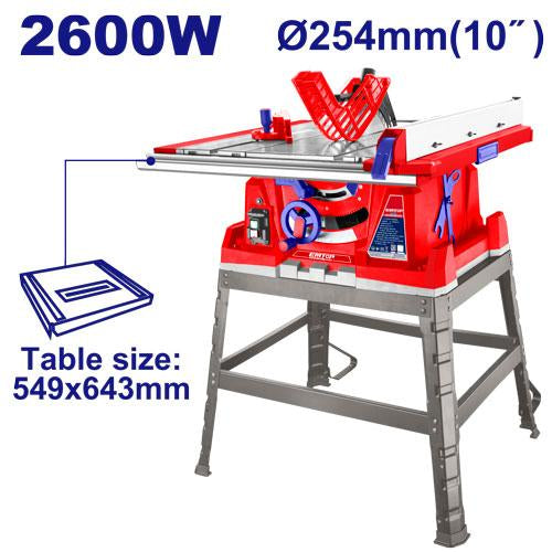 منشار طاولة EMTOP 2600W مقاس 10 بوصات منشار طاولة EMTOP 2600W مقاس 10 بوصات