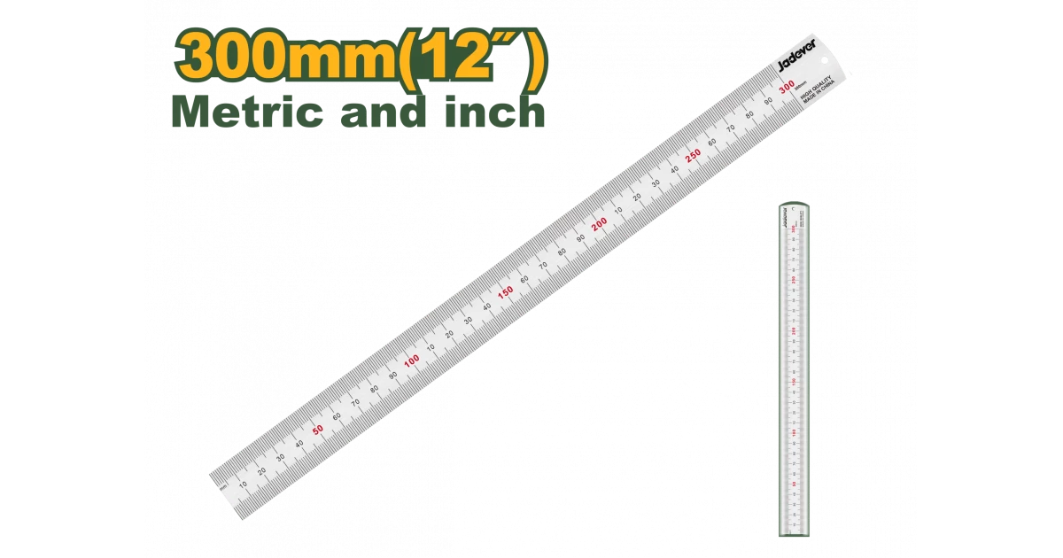 Jadever Steel Ruler 30 cm Jadever Steel Ruler 30 cm