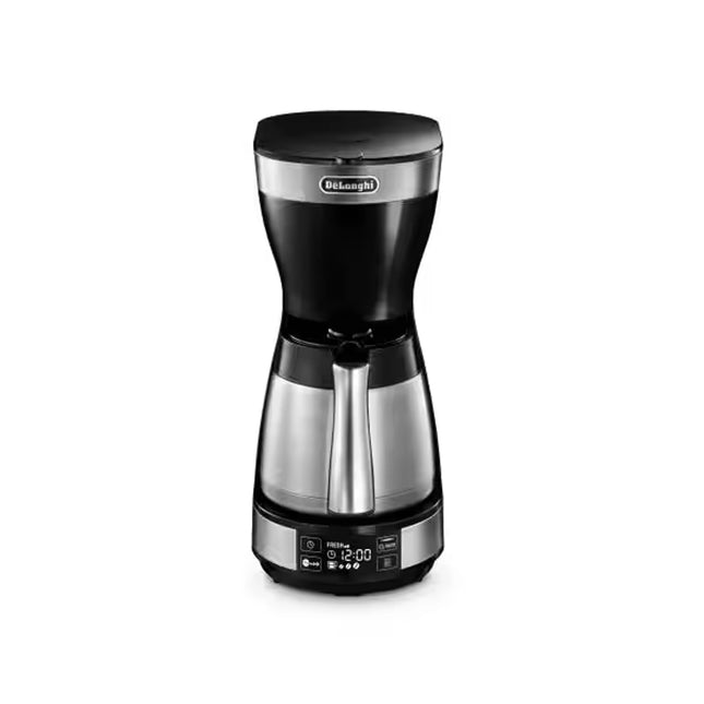 Delonghi American Coffee Maker 10 Cups 1.25 L Black and Silver Design