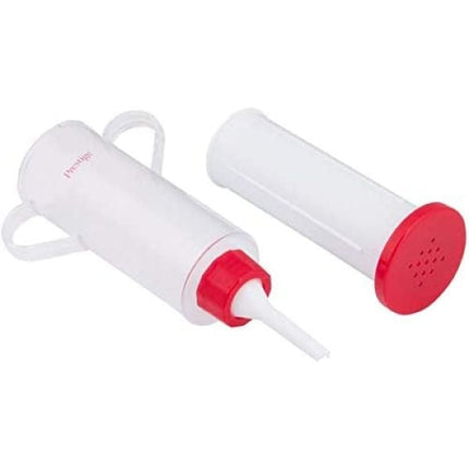 Prestige Icing Set with 5 Nozzles, White & Red