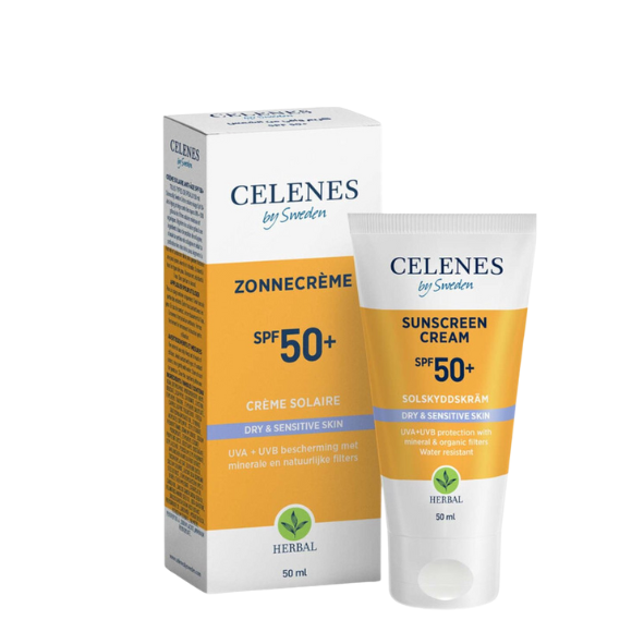 Celenes SPF 50+ Sunscreen Cream for Dry Sensitive Skin