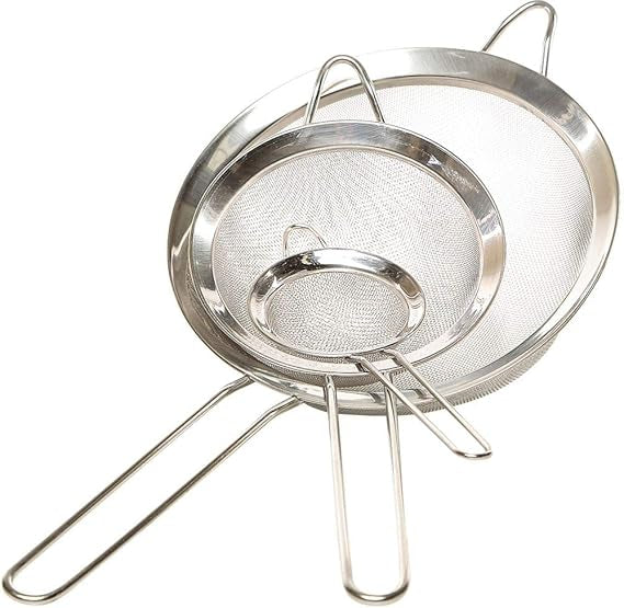 Prestige 18/10 Stainless Steel 3-Piece Sieve Set