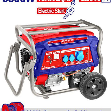 EMTOP Gasoline Generator 6.5KW / 7.5KW