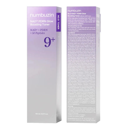 Numbuzin No.9 NAD+ PDRN Glow Boosting Toner 150ml