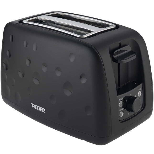Tekmaz 2-Slice Toaster 900W – Black