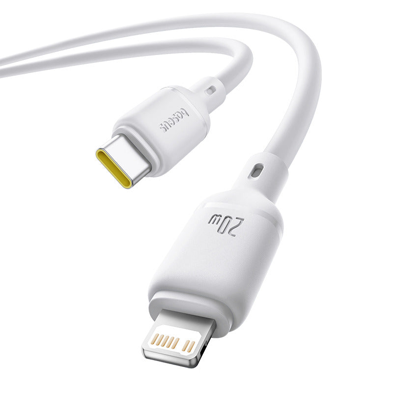 كابل شحن سريع Silky من C إلى iP بقوة 20W بطول 2M كابل شحن سريع Silky من C إلى iP بقوة 20W بطول 2M
