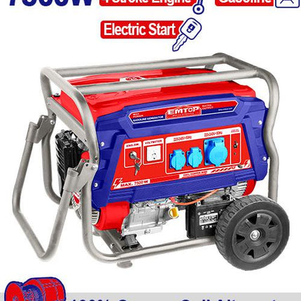 EMTOP Gasoline Generator 6.5KW / 7.5KW