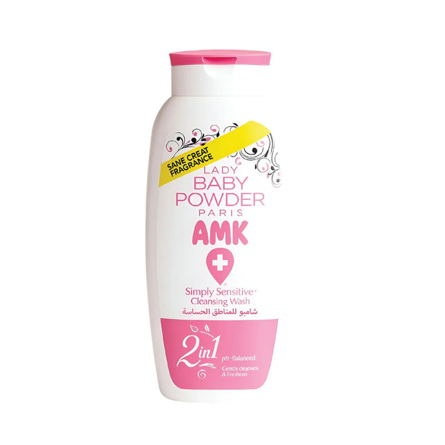 AMK Paris Baby Powder Sensitive Skin Wash 250ml