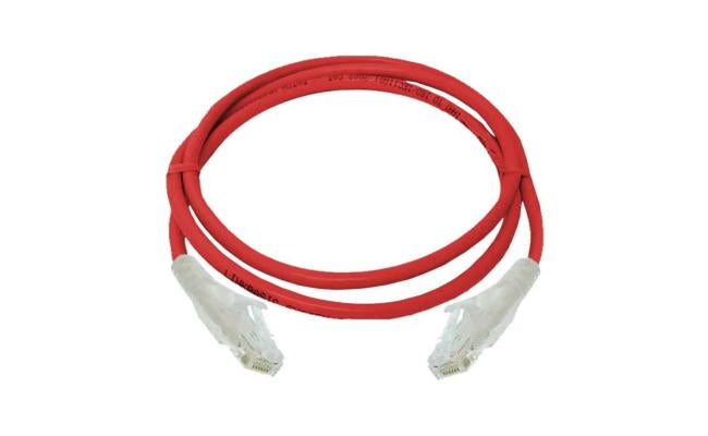 كابل توصيل Cat6A UTP مقاس 24AWG بطول 3 أمتار - أحمر كابل توصيل Cat6A UTP مقاس 24AWG بطول 3 أمتار - أحمر