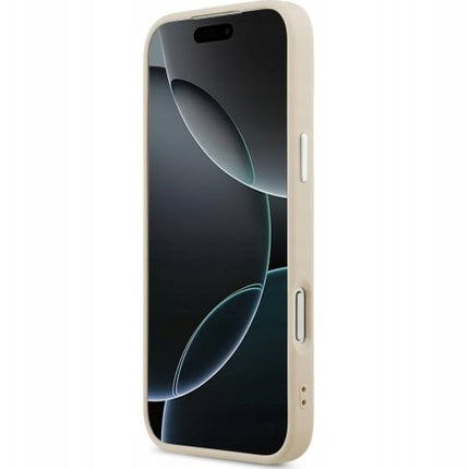 كفر جيس (Guess) جلد PU ماج سيف مع شعار المثلث للايفون 17 برو ماكس - بيج