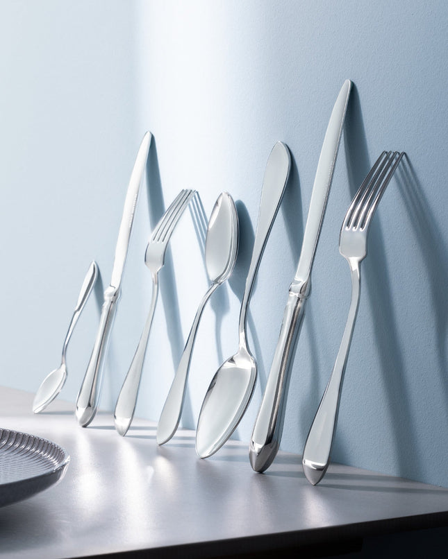 Madame Coco Elysia 42-Piece Silver Cutlery Set
