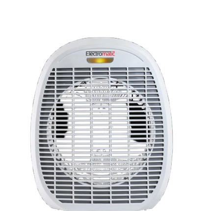 Electromatic Fan Heater 2000W 2 heat setting with Safety Fuse Inside and Oscillation Function