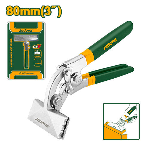 Jadever Offset Jaw Hand Seamer 8 cm (3″)