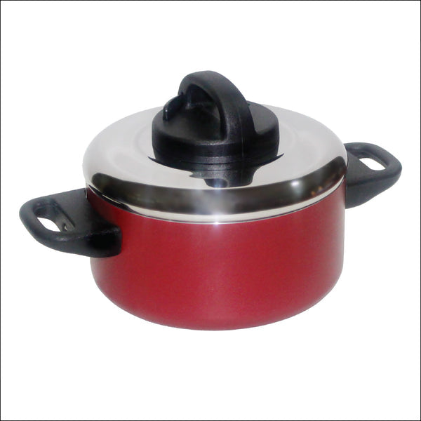 Prestige Classique 1.4L Covered Saucepot – Red