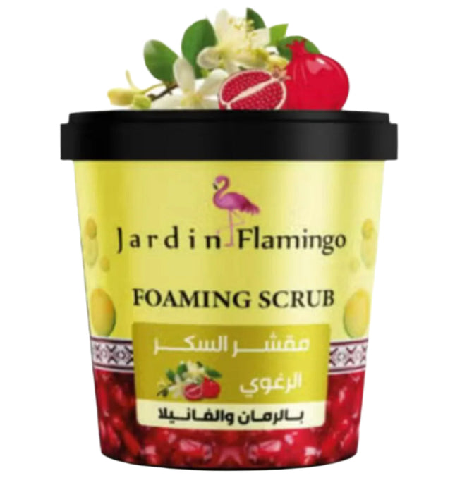 Jardin Flamingo Pomegranate Vanilla Foaming Sugar Scrub