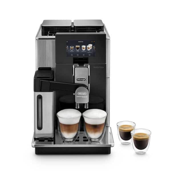DeLonghi Coffee Maker with 19-Bar Pressure, Smart Touchscreen & Custom Drink Control