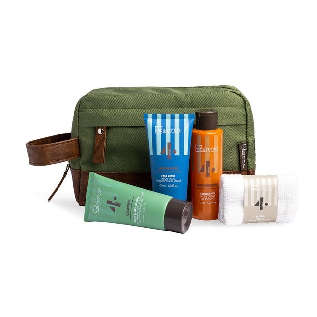 IDC Institute Men's Grooming Set with Towel