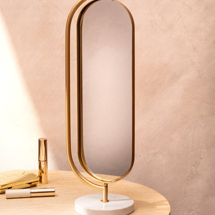 Goldie Wall-Mounted Jewelry Hanger in Gold Finish