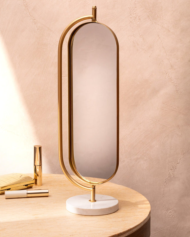 Goldie Wall-Mounted Jewelry Hanger in Gold Finish