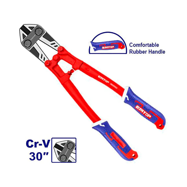 EMTOP EBCR3001 Rebar Cutter 30 Inch – CR-V Steel

