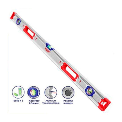 EMTOP ESLL310001 Magnetic Heavy-Duty Spirit Level – 100 cm