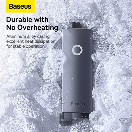محول شبكة باسوس لايت سيريس (Baseus Lite Series) من Type-C إلى RJ45 - منفذ إيثرنت LAN - اتصال شبكة سلكي عالي السرعة ومستقر - تشغيل مباشر دون تعريف - هيكل من سبيكة الألمنيوم - متوافق مع اللابتوب، التابلت، ونينتندو سويتش
