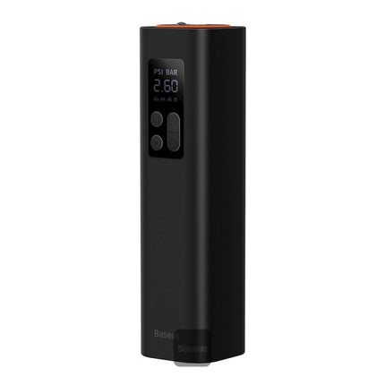 مضخة هواء باسوس سوبر ميني (Baseus Super Mini) - ضاغط هواء محمول للإطارات - شاشة رقمية ذكية لعرض الضغط - ميزة الإيقاف التلقائي - محرك طاقة عالي السرعة - منفاخ طوارئ مدمج للسيارات والدراجات