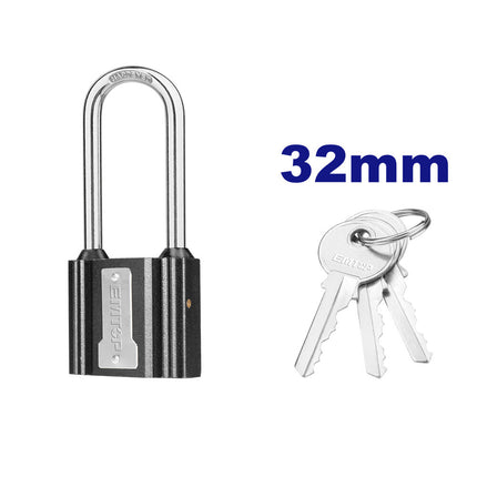 EMTOP EPDKR3001L  32mm Long Shackle Cast Iron Lock