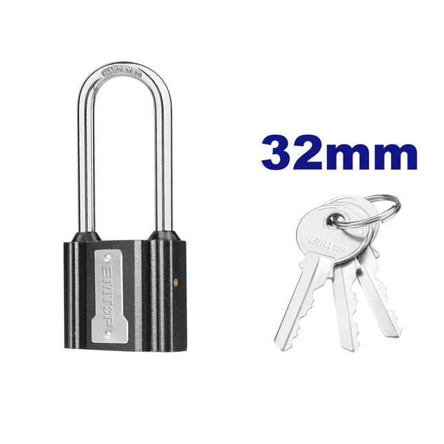 EMTOP EPDKR3001L  32mm Long Shackle Cast Iron Lock