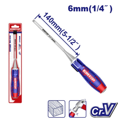 EMTOP EWCL0601  6mm Wood Chisel 