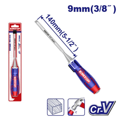EMTOP EWCL0901    9mm Wood Chisel 