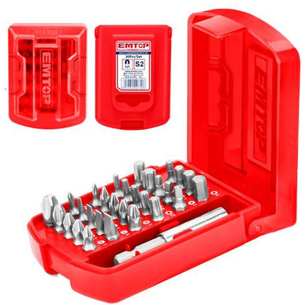 EMTOP Screwdriver Bits Set - 30 Pieces