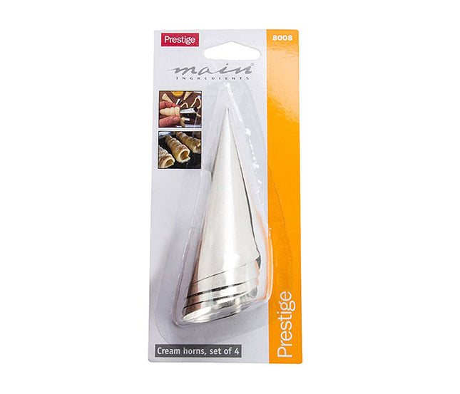Prestige Cream Horns Set of 4 – Silver