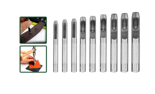  JADEVER 9‑Piece Hollow Punch Set