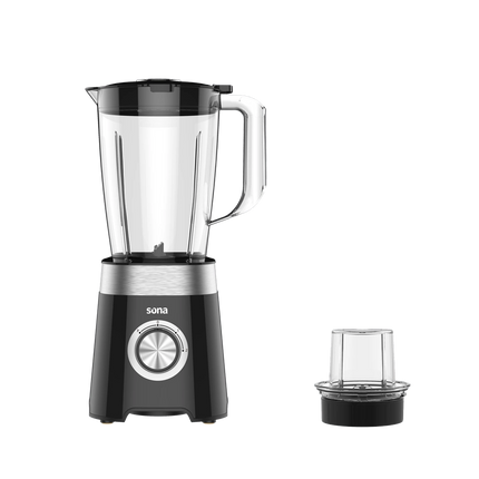 Sona Blender 500 W Black 1.5 L 2 speeds with grinder