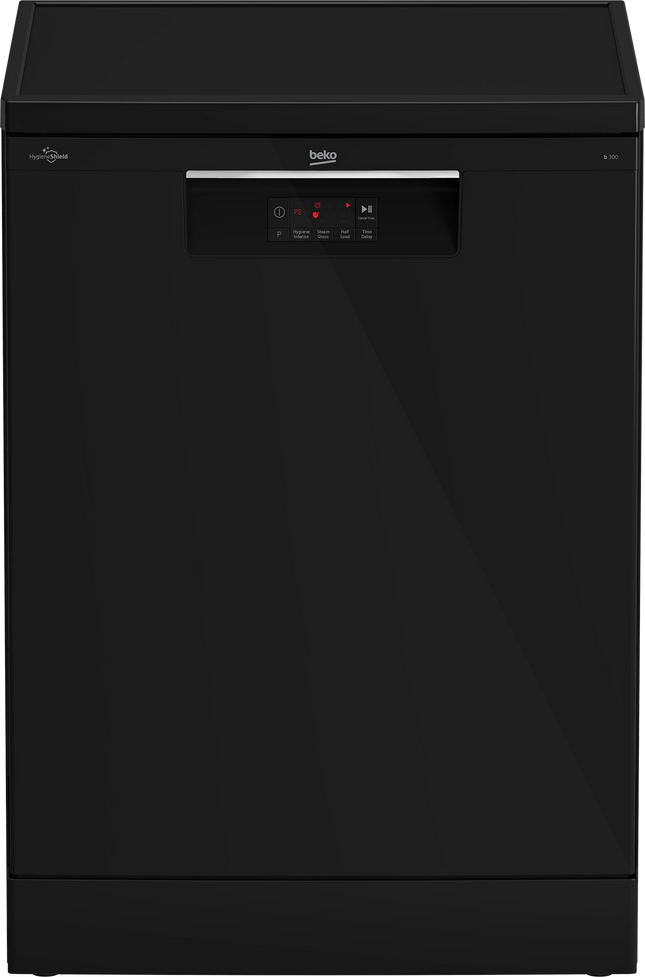 Beko Dishwasher 6 Programs 3 Sprays 2 Baskets Black Inverter A++