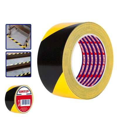 EMTOP EMPN4H45  Yellow Reflective Warning Tape 30 m 